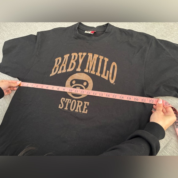 Men’s Bathing Ape Baby Milo t-shirt in XL in black and brown - Picture 9 of 9